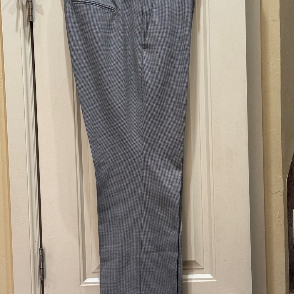 Ann Taylor Classic Black and White Houndstooth Trouser Pant Sz 16